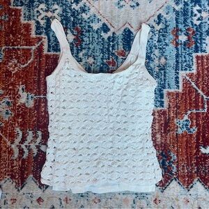 Stunning y2k crochet beaded top